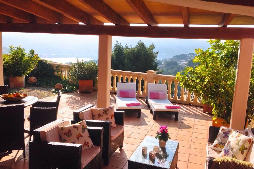 Apartamento Gran Terraza Privada Y Vistas Al Mar Port de Sóller Exterior foto